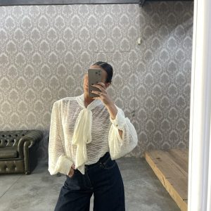 Camicia con pizzo CVS-P031