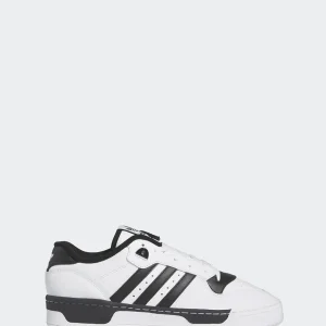 Adidas Rivarly Low sneakers bianco e nero in pelle