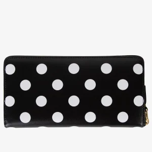 Portafogli Polka Dots Printed in pelle