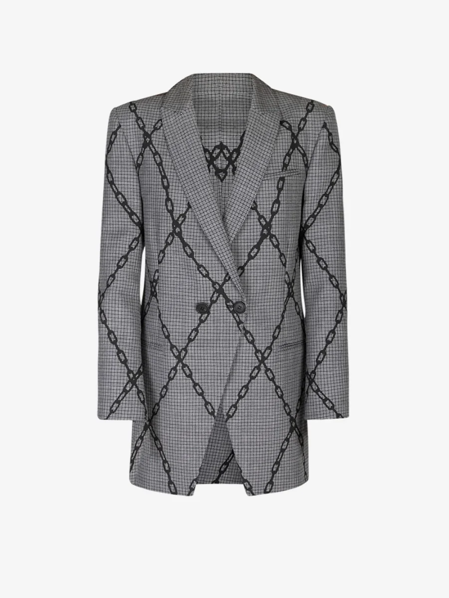 Blazer lungo in lana - immagine 2