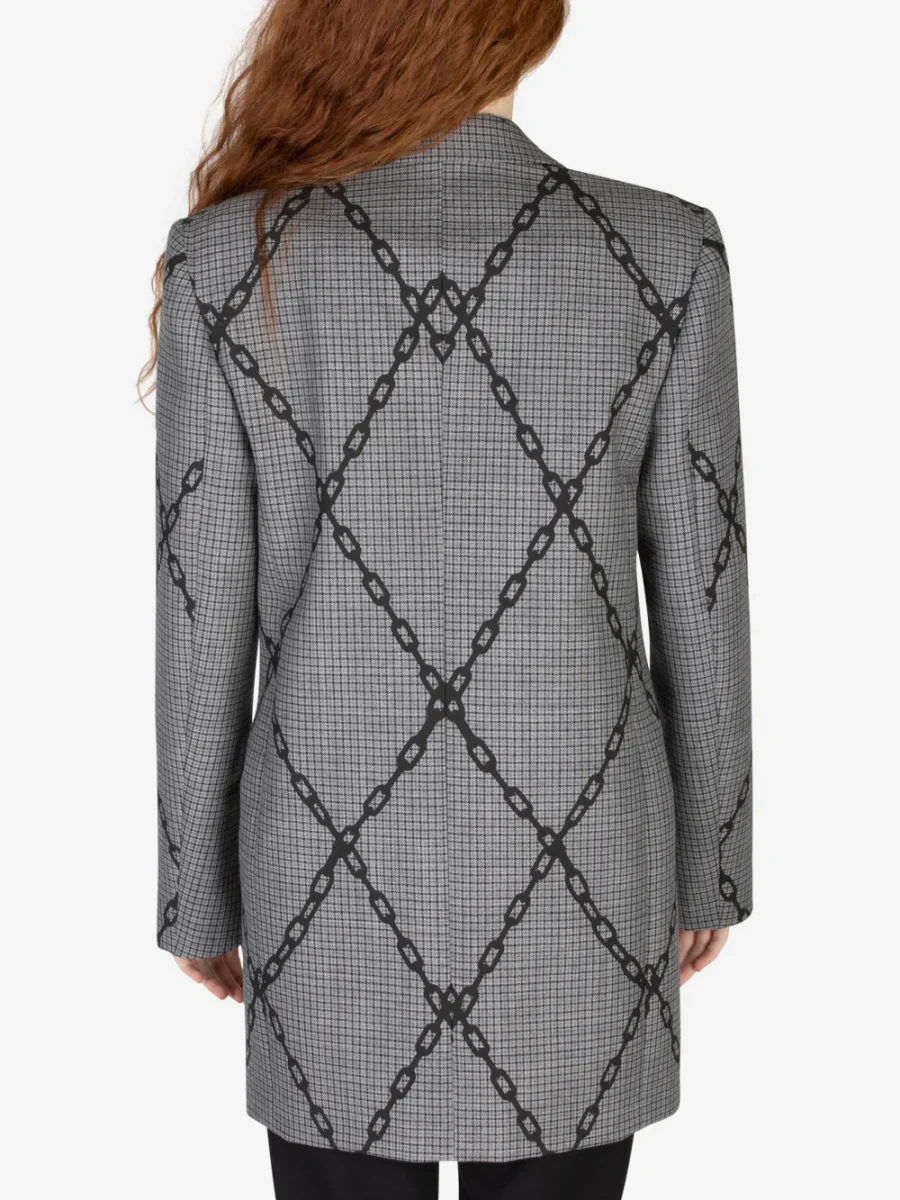 Blazer lungo in lana - immagine 6