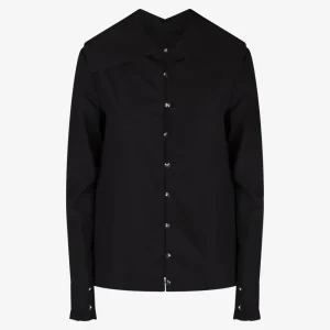 Blusa in crepe di seta