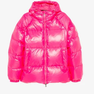 Piumino imbottito Sten 3 shiny rosa