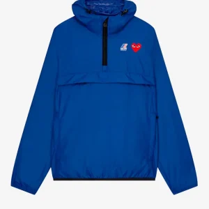 Giacca blu packable half zip x K-Way