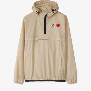 Giacca beige packable half zip x K-Way