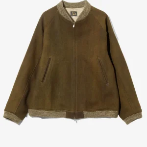 Giacca bomber aviatore in lana