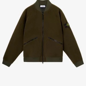 Bomber in misto lana con antigoccia