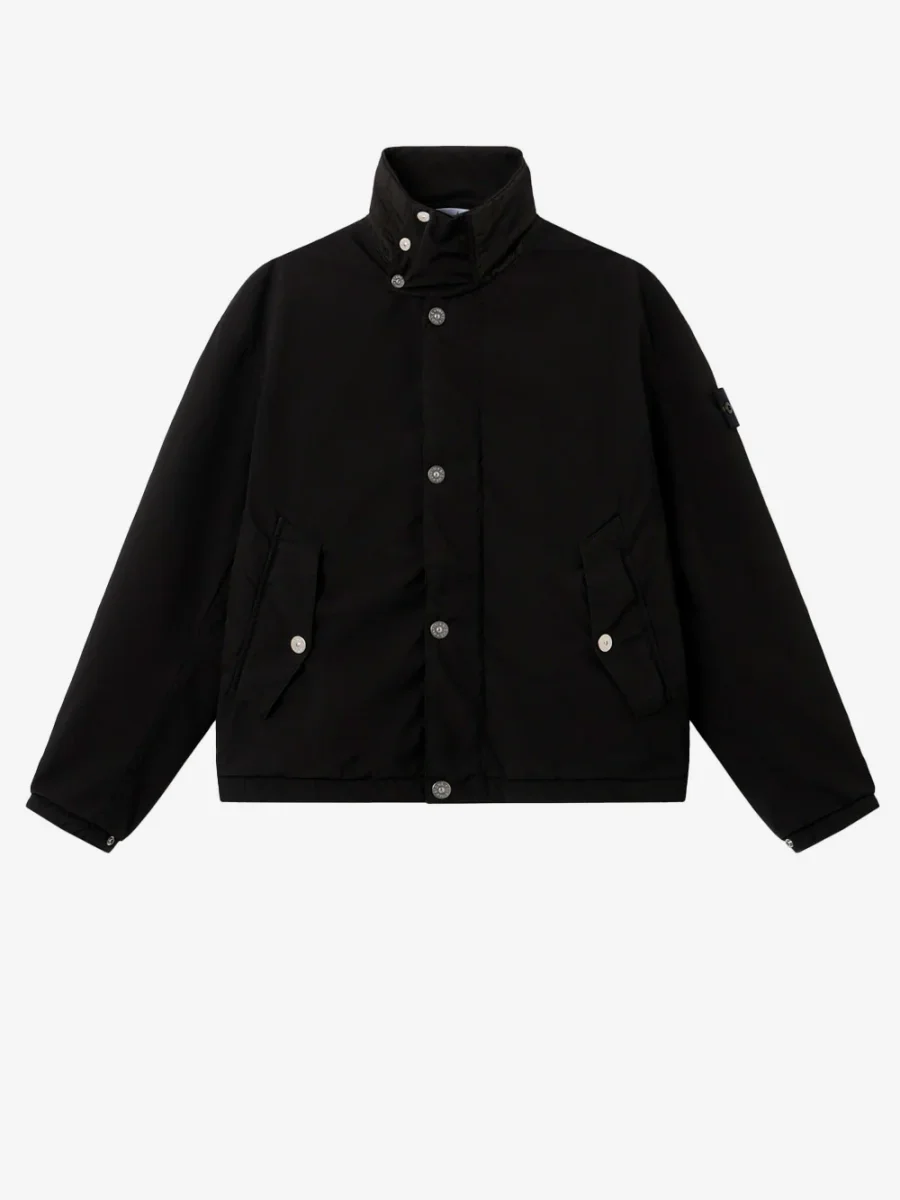 Coach jacket con antigoccia e tasche con automatici