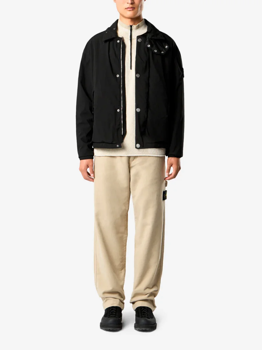 Coach jacket con antigoccia e tasche con automatici - immagine 3