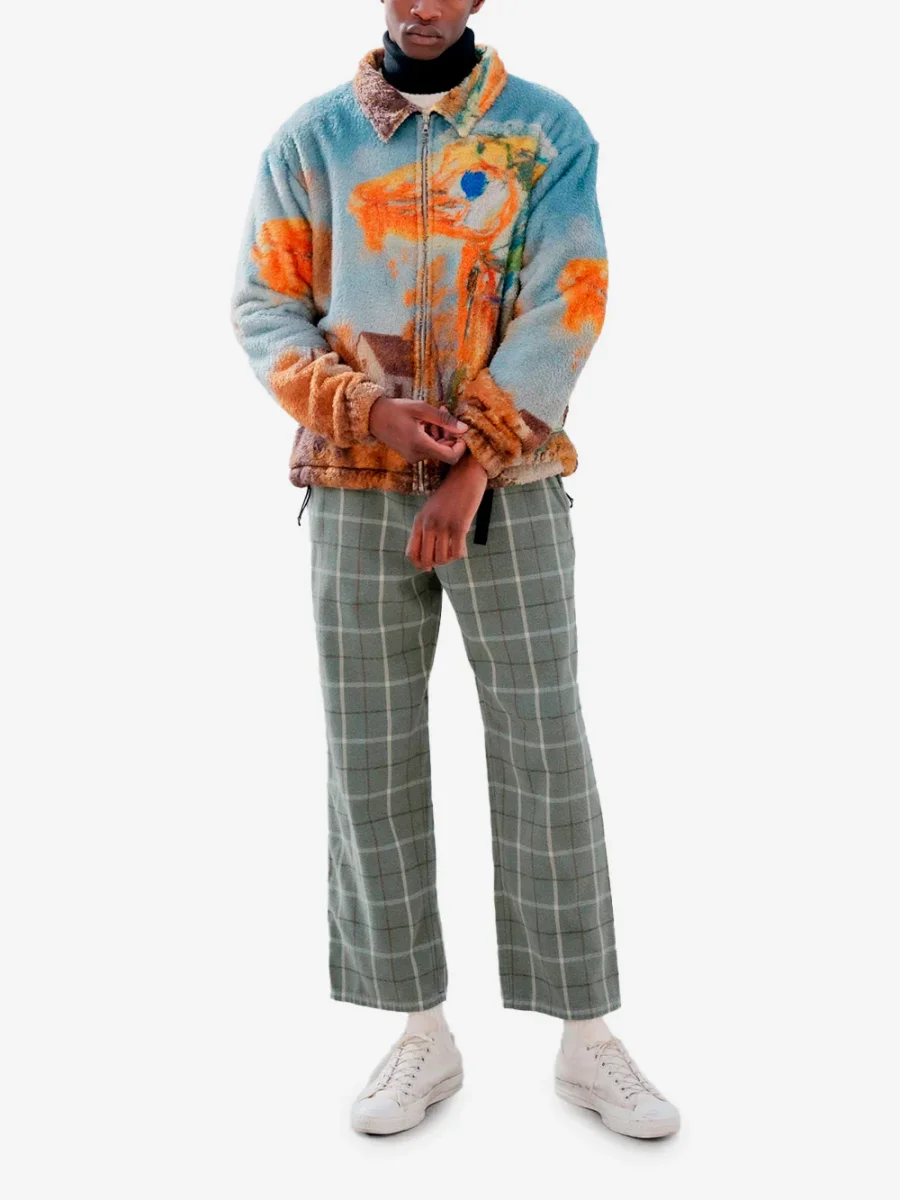 Blouson in pile dipinto 'Landscape' Asger Jorn - immagine 3