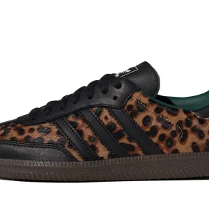 Adidas Samba OG Black Green Leopard