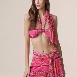 Me Fui pareo fucsia corto