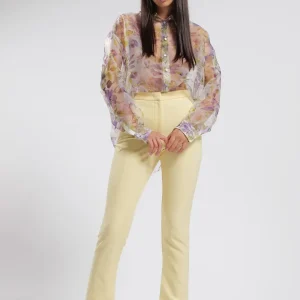 Silence camicia velata a fantasia