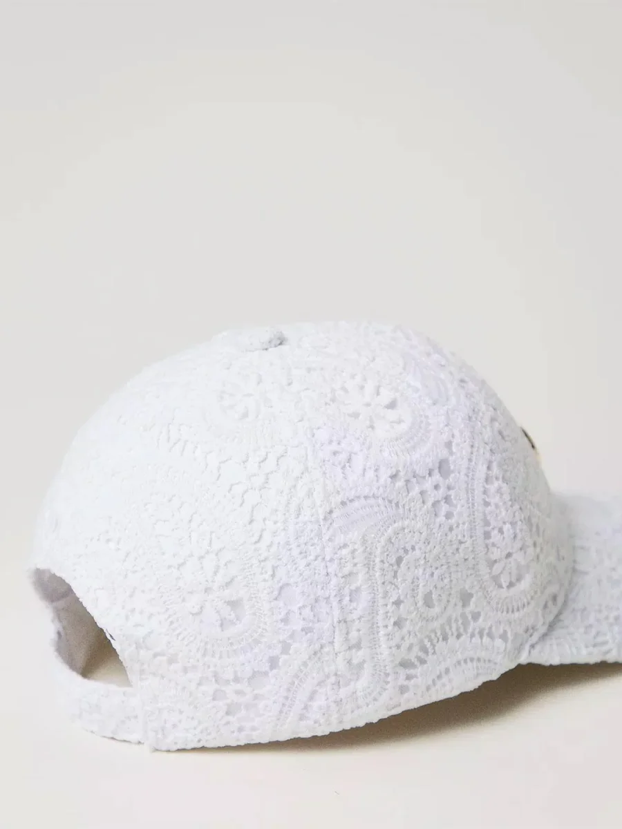 Twinset cappello kids bianco in pizzo - immagine 5