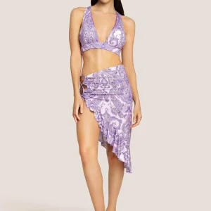 4Giveness Cote D'Azur Style gonna lilla a bandana