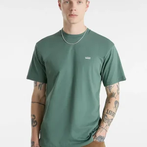 Vans Left Chest t-shirt verde con logo bianco