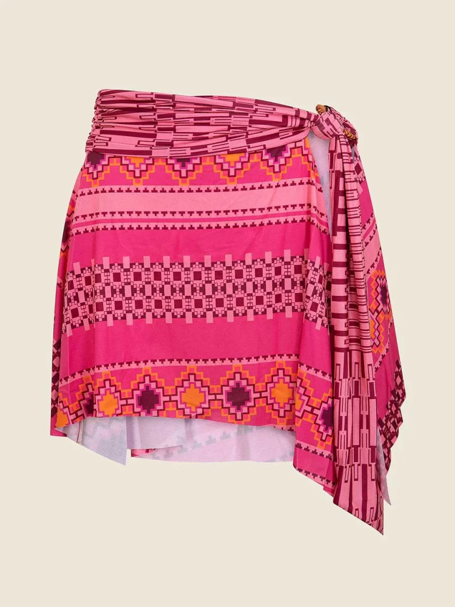 Me Fui pareo fucsia corto - immagine 4