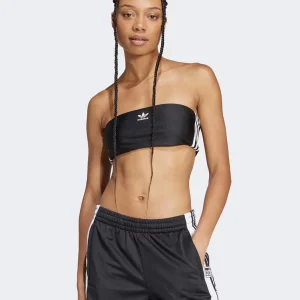 Adidas 3-Stripes Tube top nero a fascia