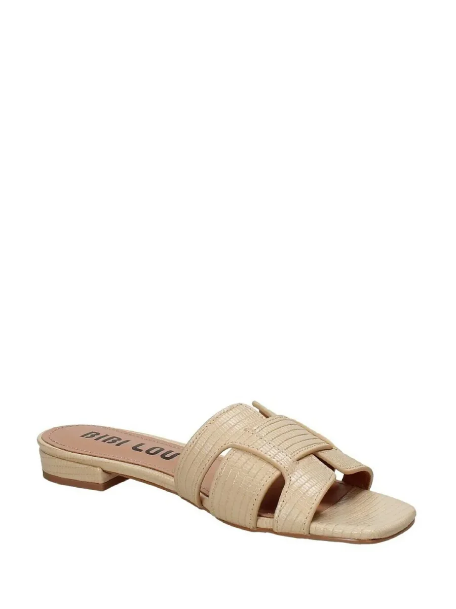Bibi Lou Agrifogliola sandali beige martellata - immagine 6