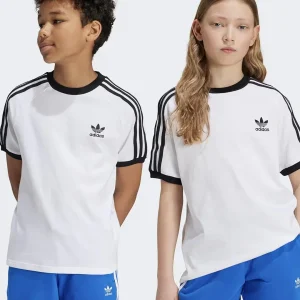 Adidas Adicolor t-shirt kids bianco e nero