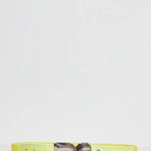 Daniele Alessandrini kids cintura in pelle giallo