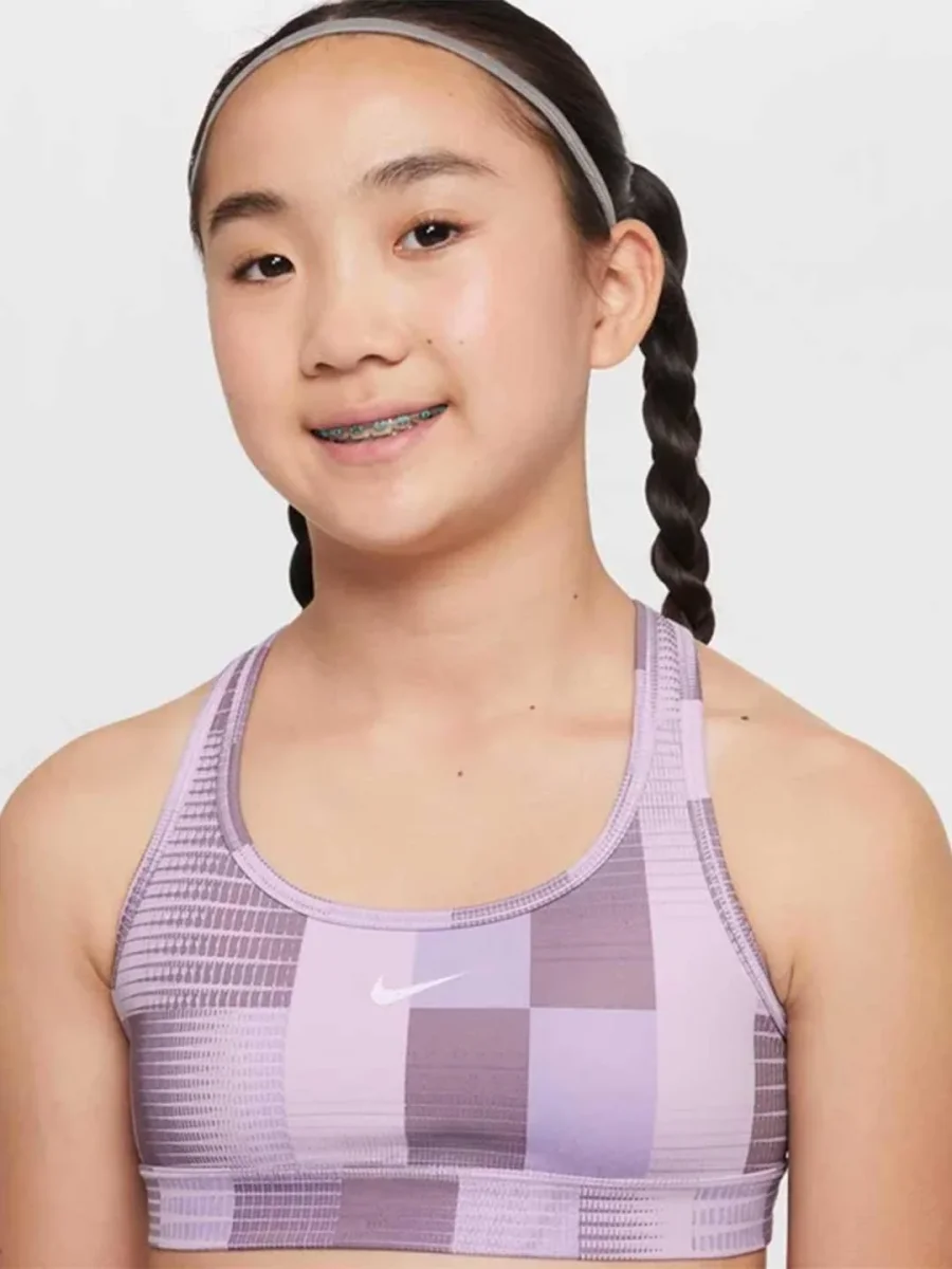 Nike Pro top kids lilla - immagine 5