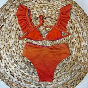 Island Coco costume kids arancio triangolo