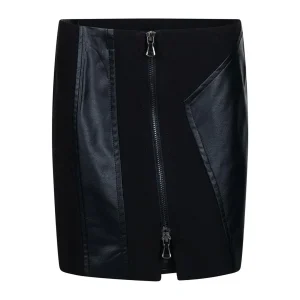 Fun & Fun gonna kids nero in pelle con zip