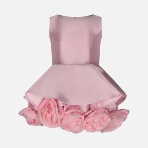 Fun & Fun abito kids rosa con rose