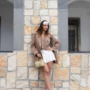 Bohemian Vì top beige
