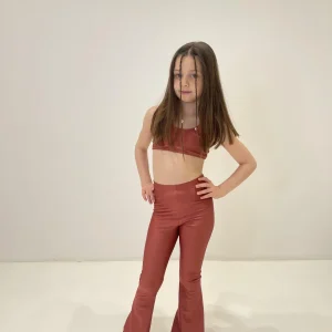 Island Coco leggings kids bronzo a zampa