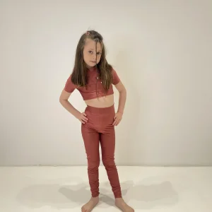 Island Coco leggings kids bronzo