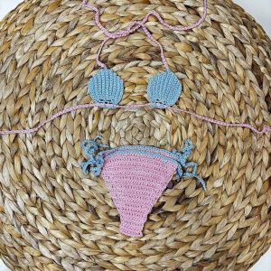Island Coco costume kids rosa a conchiglia