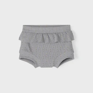 Lil'Atelier costume coulotte grigio neonati