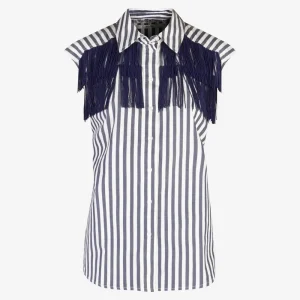 Blusa Dixie con frange