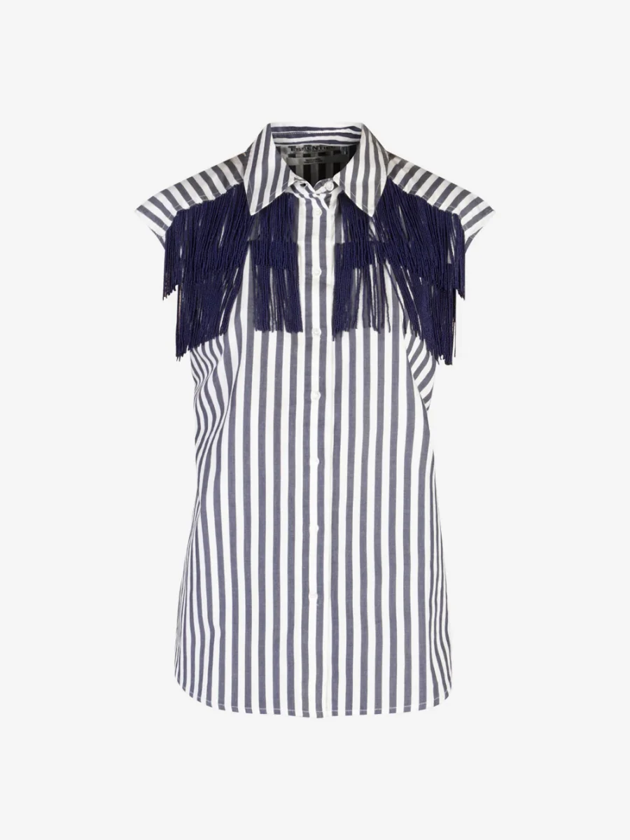 Blusa Dixie con frange