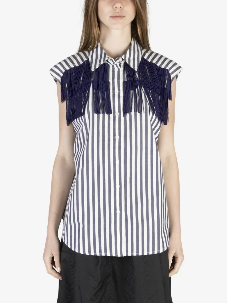Blusa Dixie con frange - immagine 4