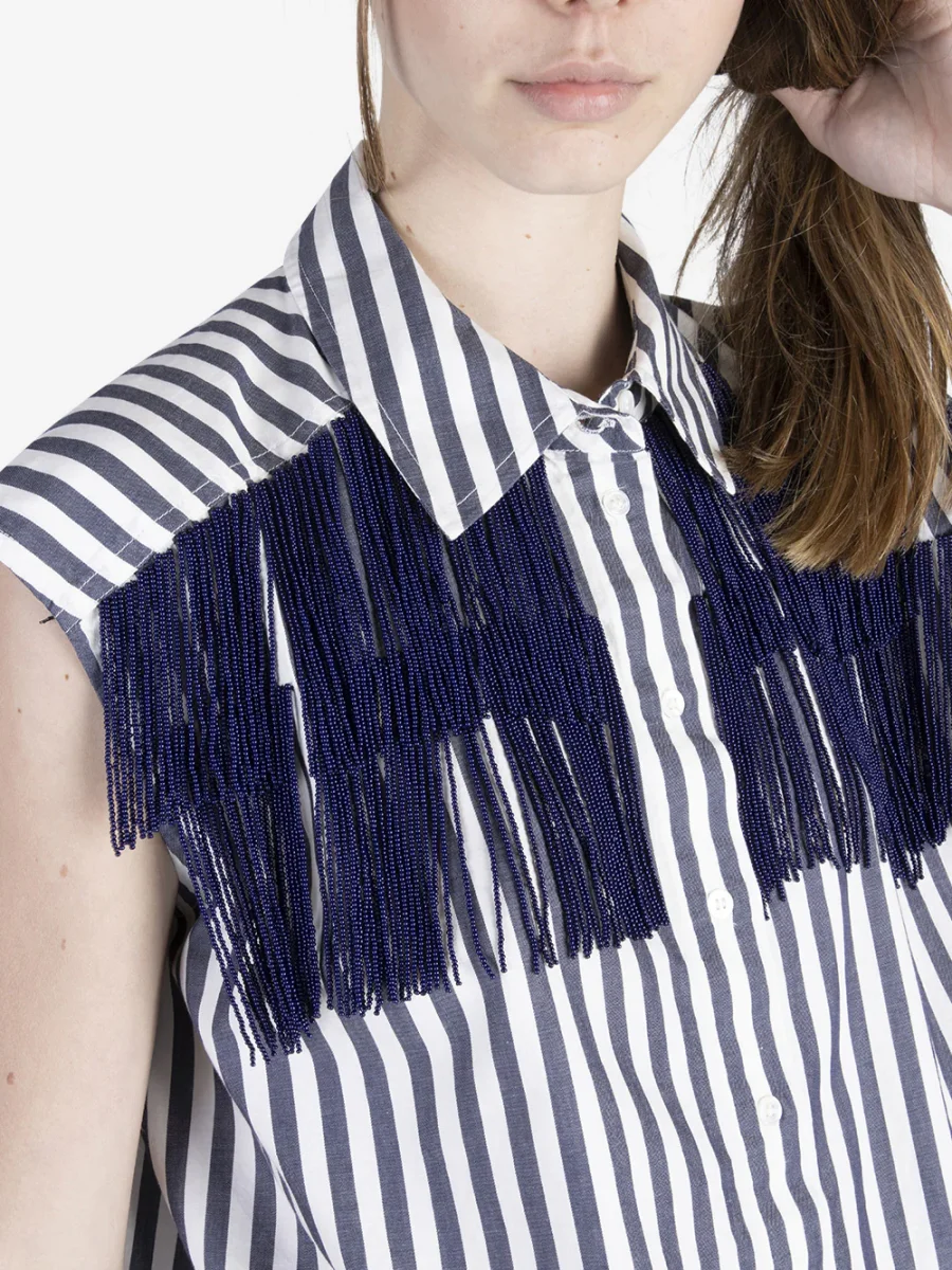 Blusa Dixie con frange - immagine 7