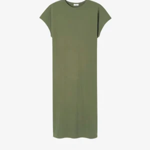 Abito lungo dritto verde