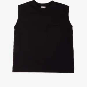 Top senza maniche nero