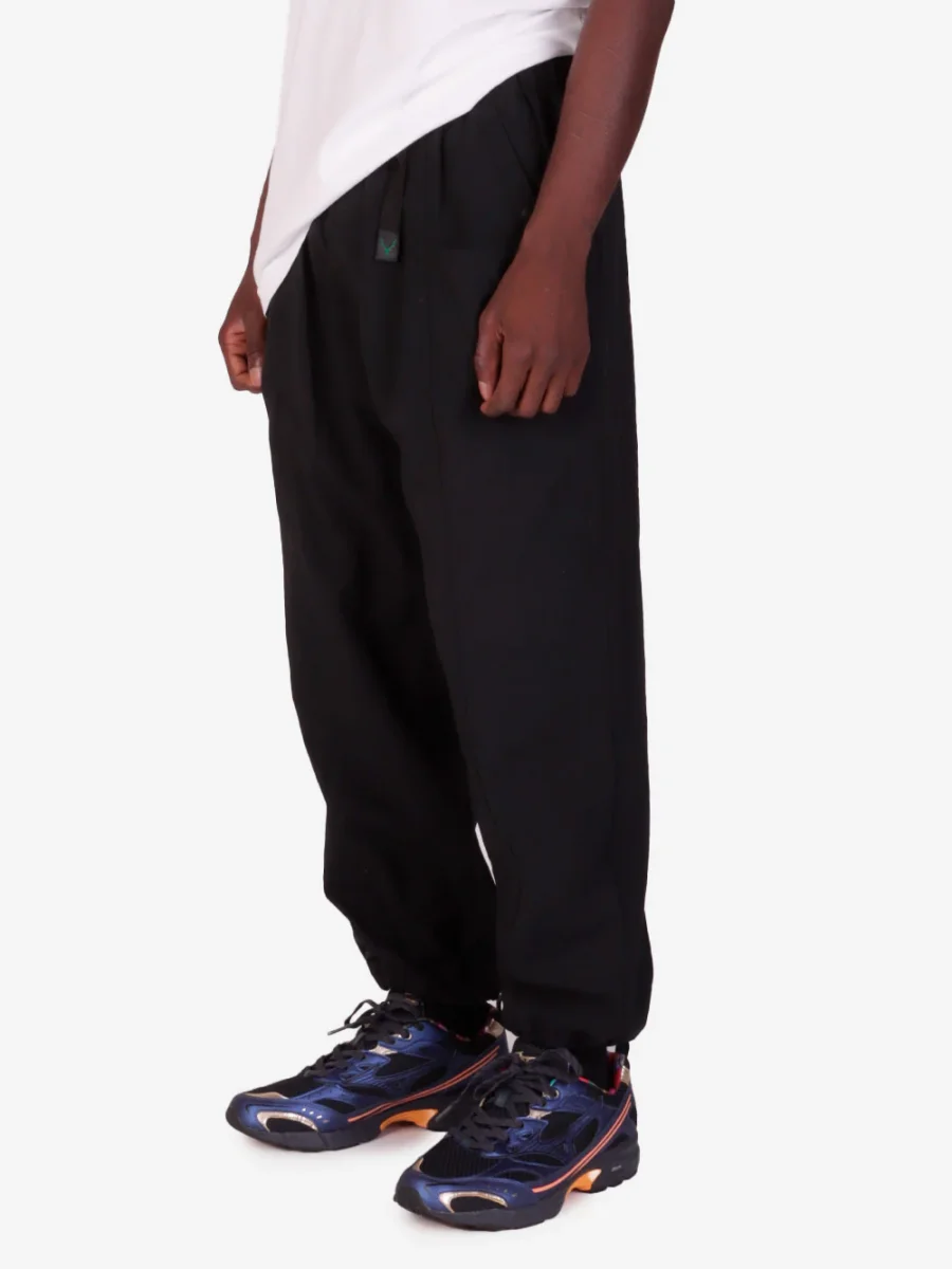 Pantaloni CS Belted in nylon neri - immagine 5