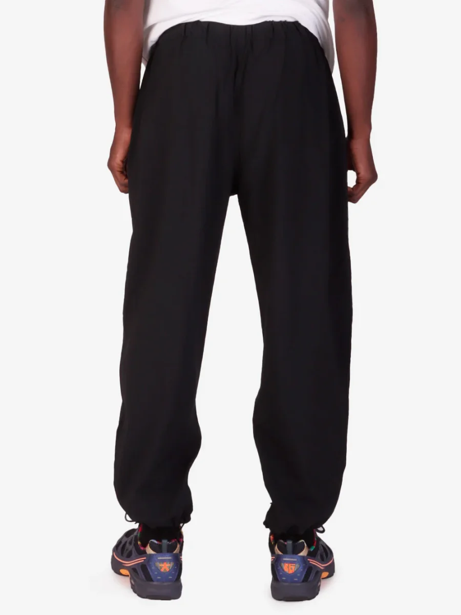 Pantaloni CS Belted in nylon neri - immagine 6