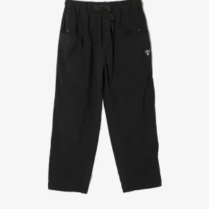 Pantaloni CS Belted in nylon neri