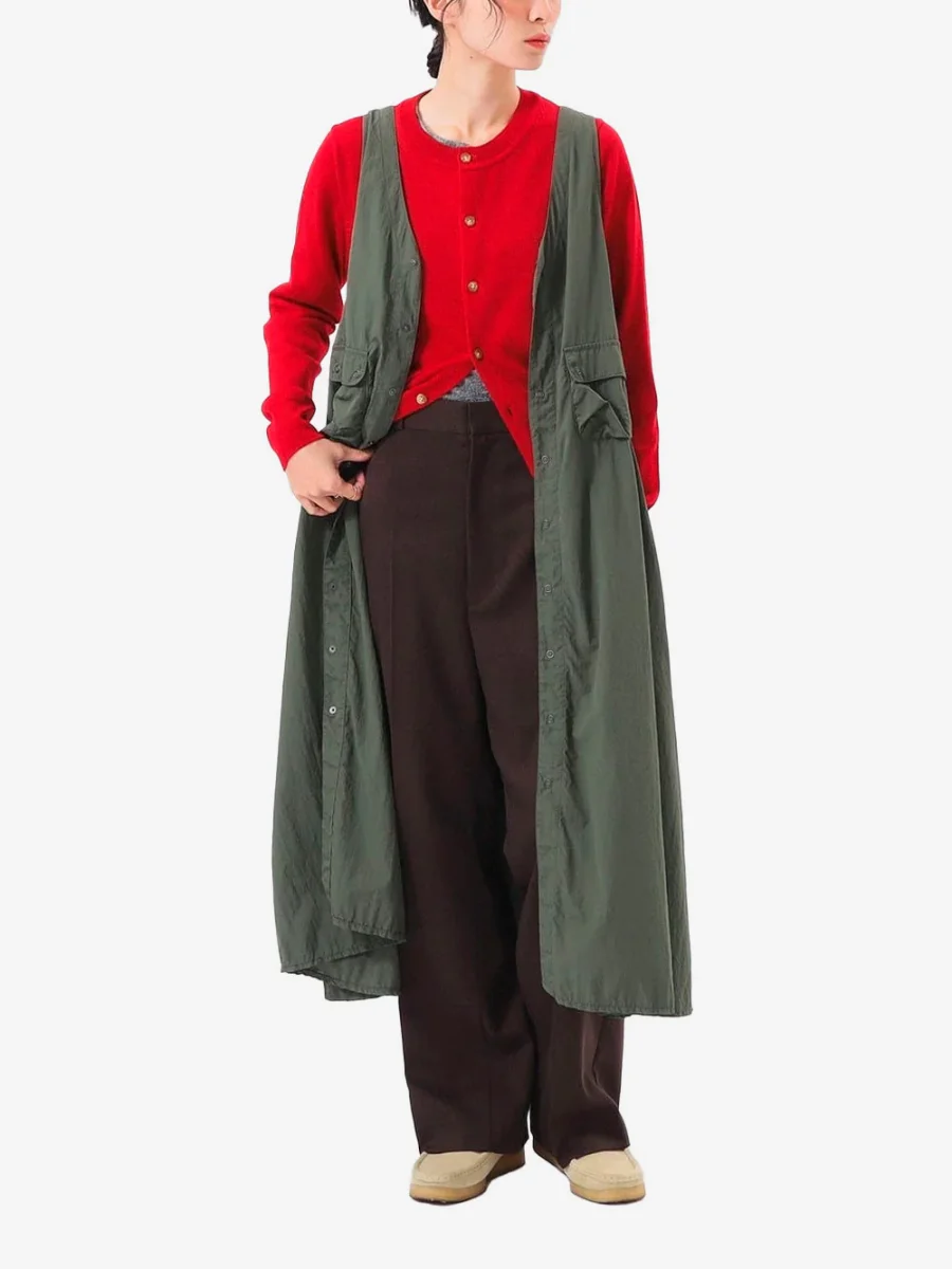 Abito Military verde Multifunzionale in Nylon Tussar C-1 - immagine 5