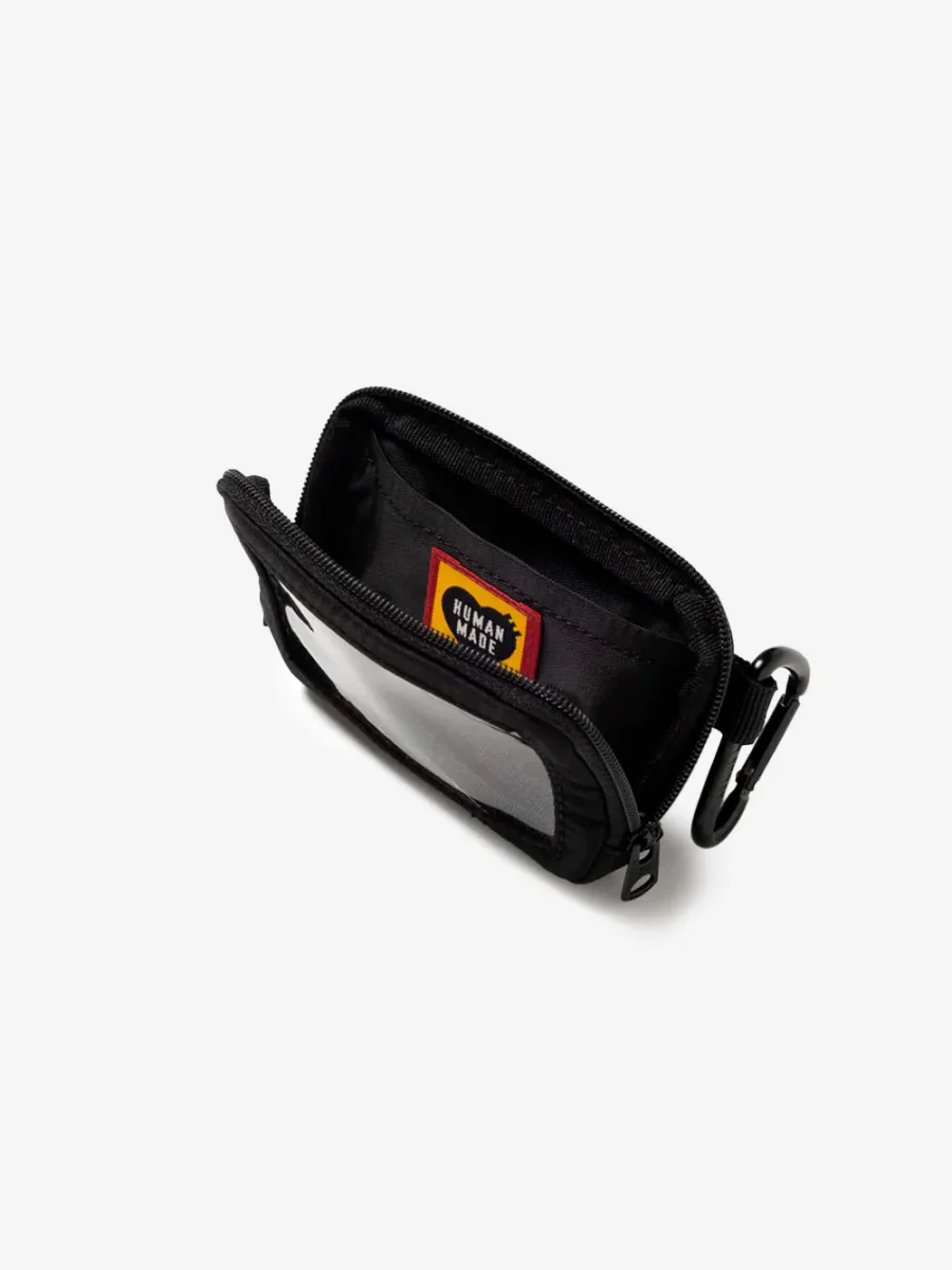 Military Card Case nero con Moschettone - immagine 3