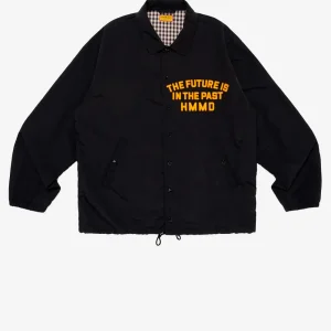 Giacca Coach nera con logo