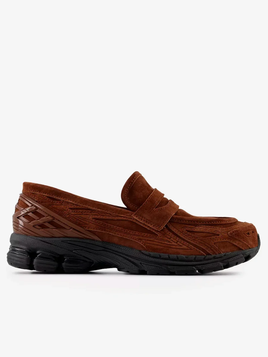 1906L scarpe loafers marroni in pelle - immagine 2